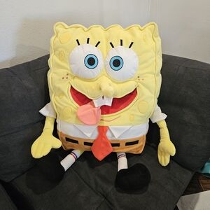 Mattel Yellow and Brown Stuffed SpongeBob SquarePants